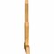 Ekena Millwork Saratoga Rough Sawn Timber Gable Bracket, Western Red Cedar, 60"W x 35"H x 2"D x 4"F, 14/12 Pitch GBW060X35X0204SAR00RWR - alternate 5